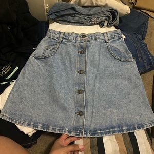 Vintage Guess Jeans Button-down Skirt